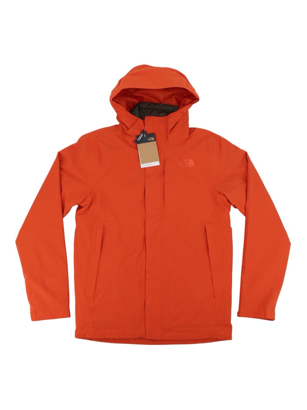 The North Face Men's Small Carto Tri-Climate Jacket Parka Burnt Ochre Green